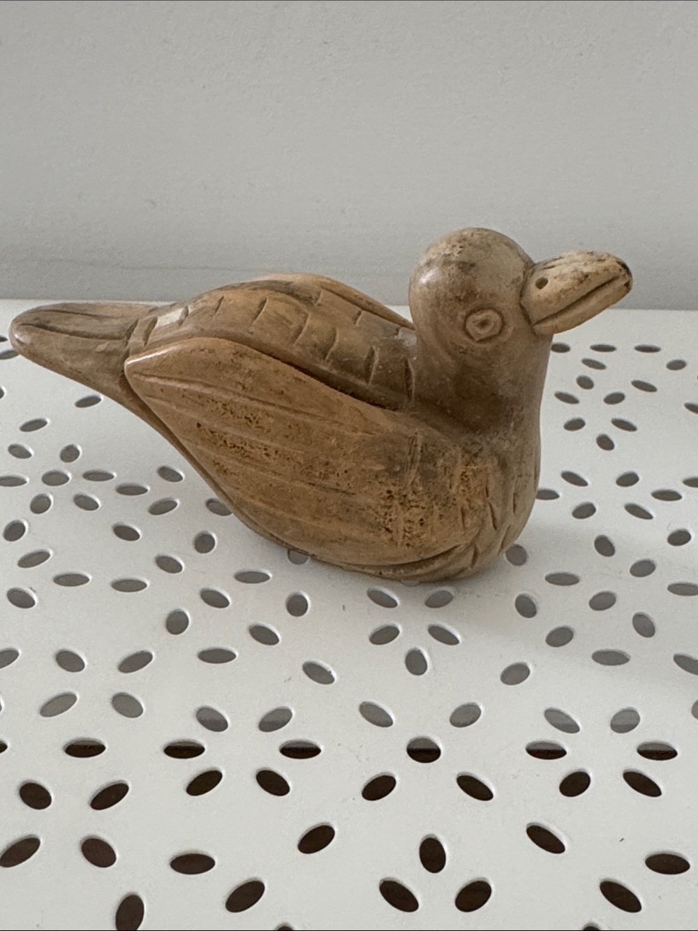 Darling Hand-carved Soapstone Duck